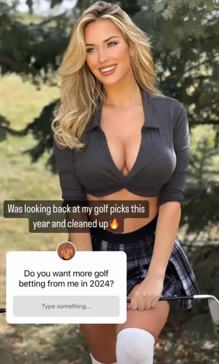 Paige Spiranac, sondaggio 'rovente'