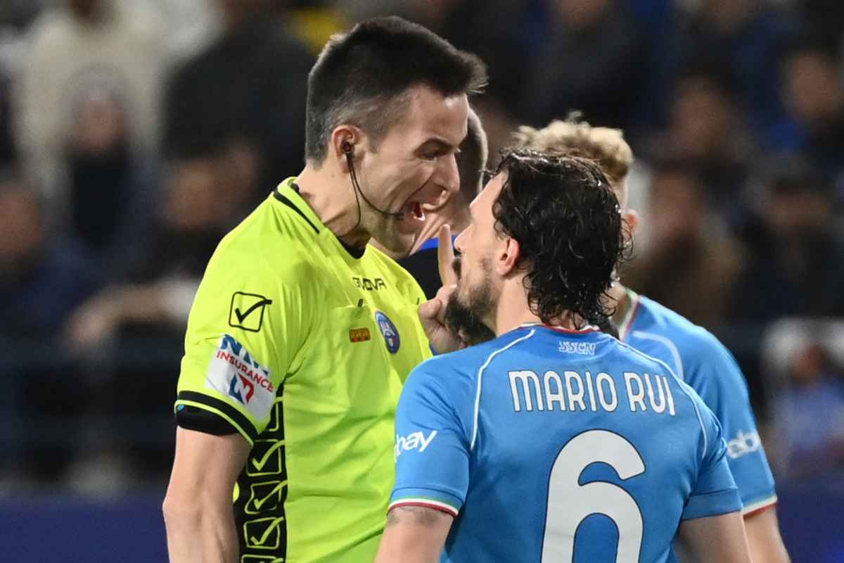 L'arbitro di Napoli-Inter sarà fermato da Rocchi