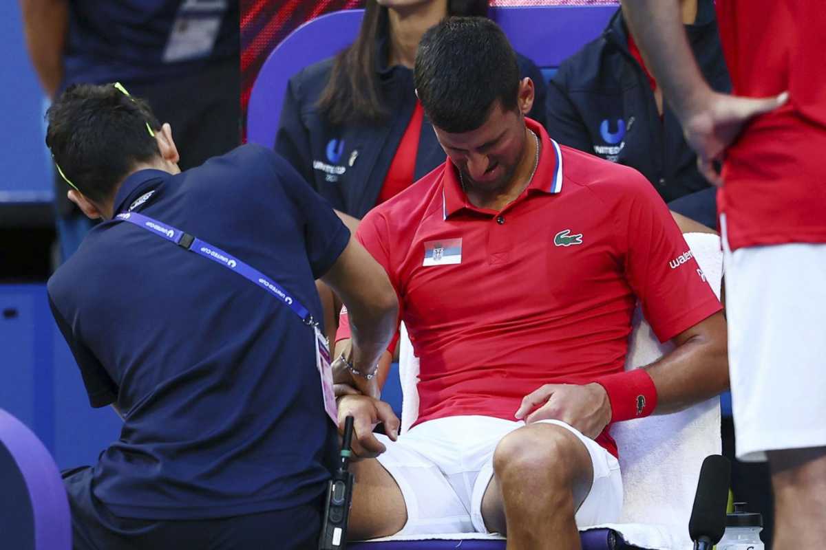 C'è ansia per le condizioni di Novak Djokovic
