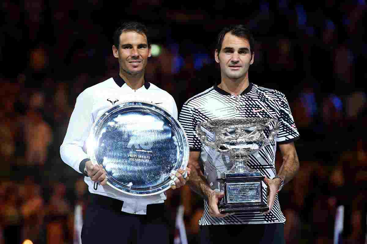 Federer Nadal assenza storica Australian Open