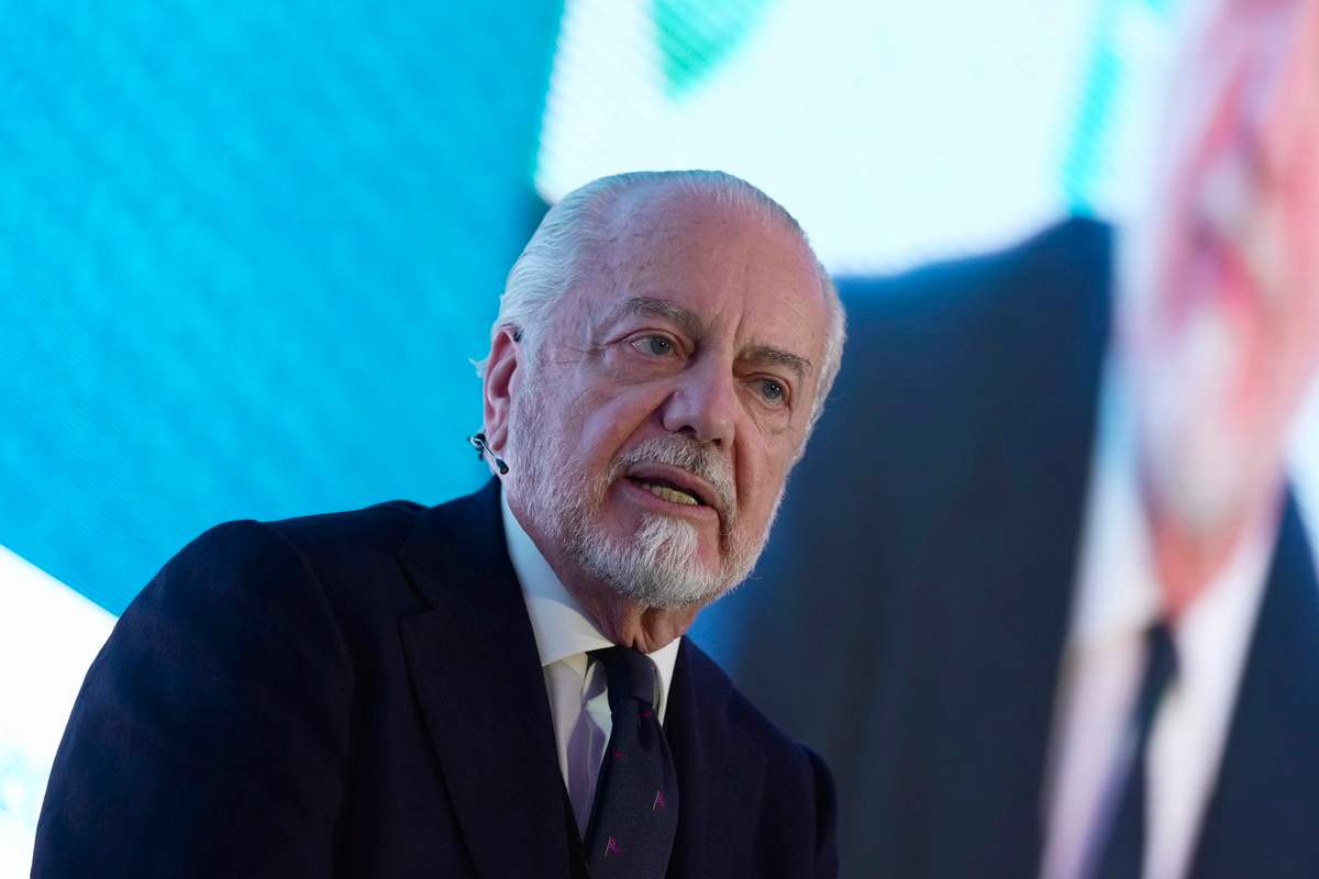 De Laurentiis ha parlato del Mondiale per Club attaccando la Juventus al Business of Football Summit