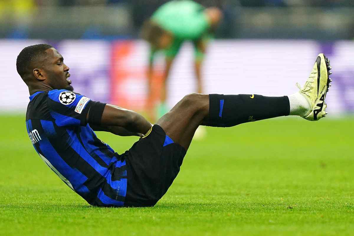Inter infortunio Thuram: i tempi di recupero