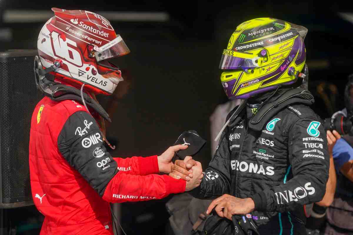 Leclerc e Hamilton compagni di squadra in Ferrari