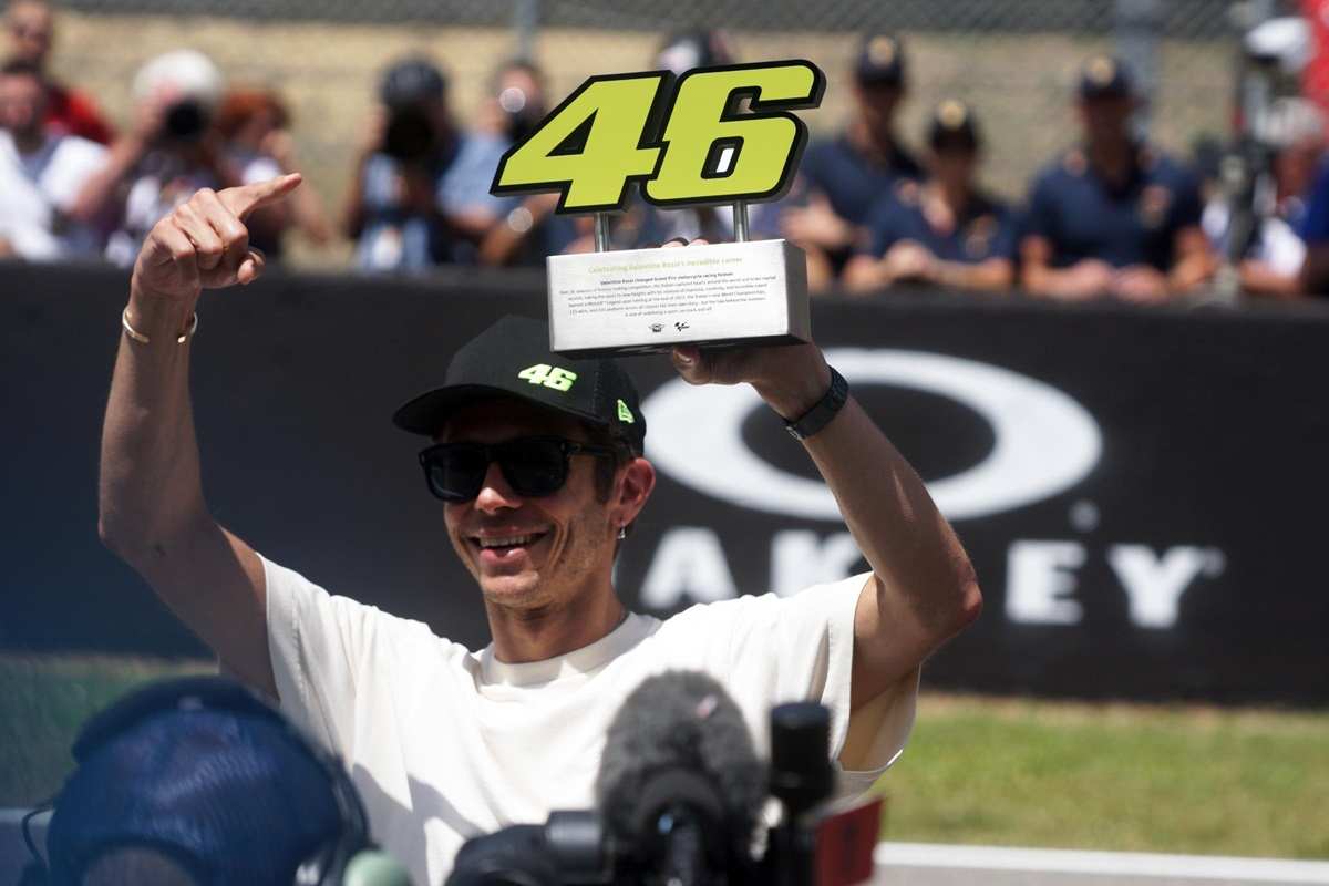 Fan in delirio per Valentino Rossi