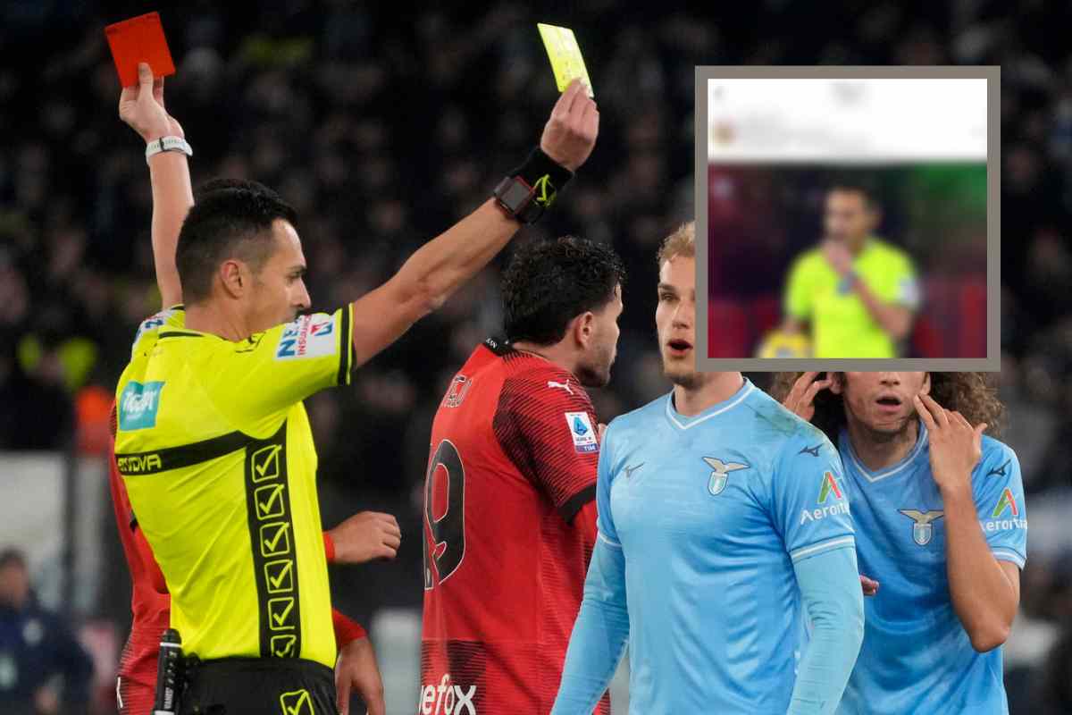 l'arbitro Di Bello rompe il silenzio dopo Lazio-Milan