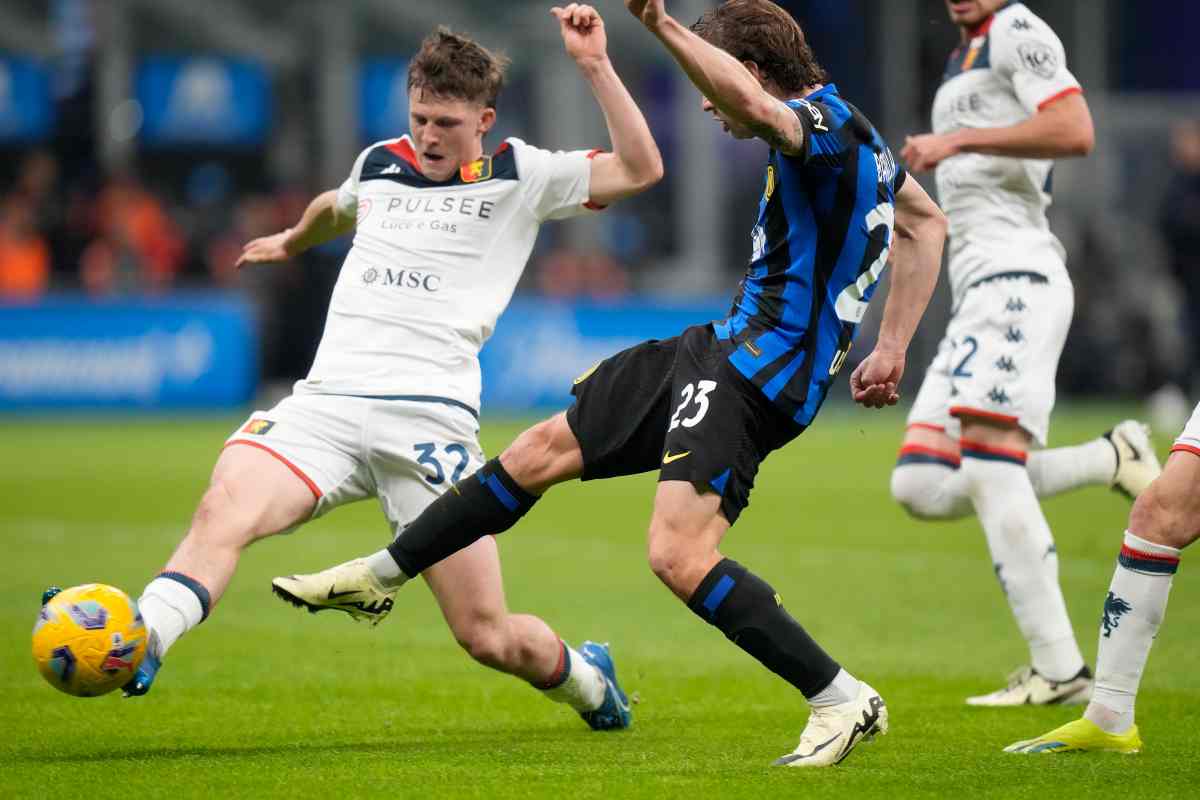 Inter-Genoa furia social contro Barella