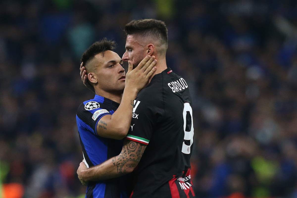 Lautaro Martinez e Olivier Giroud si sfideranno il 22 aprile a Milano