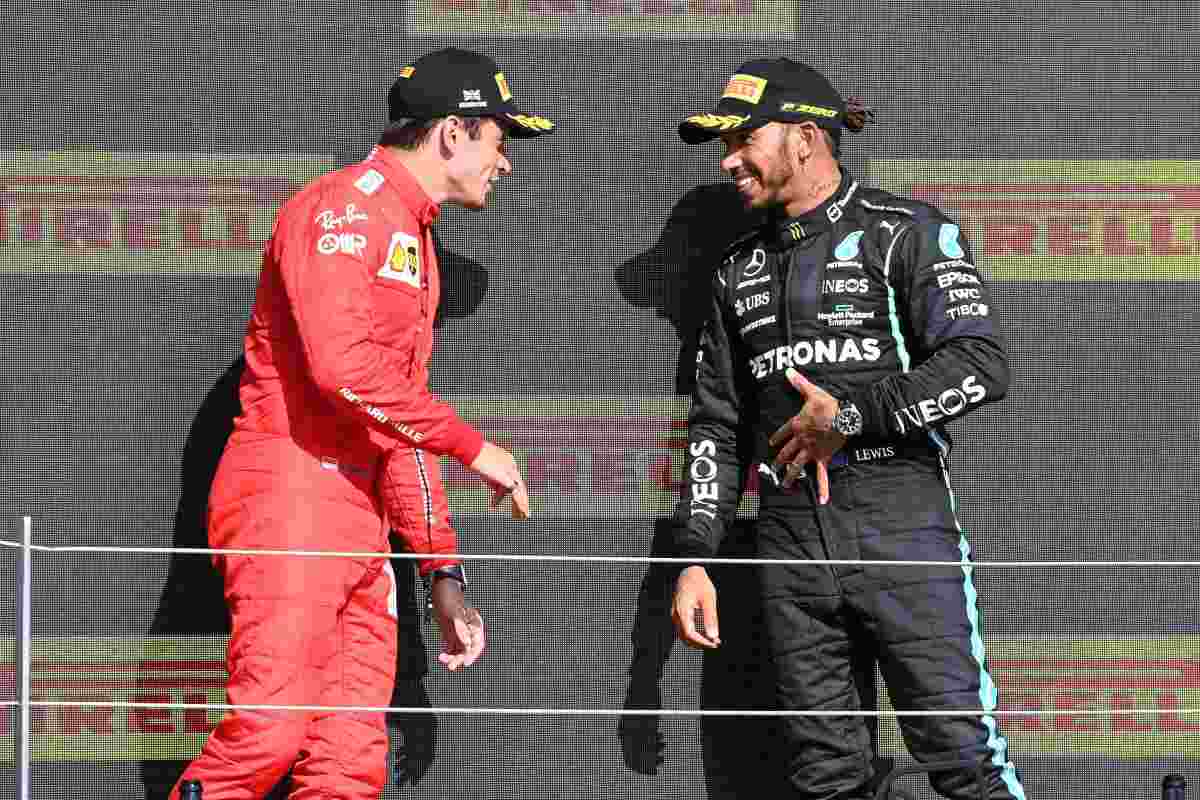 Hamilton e Leclerc a rischio di collisione