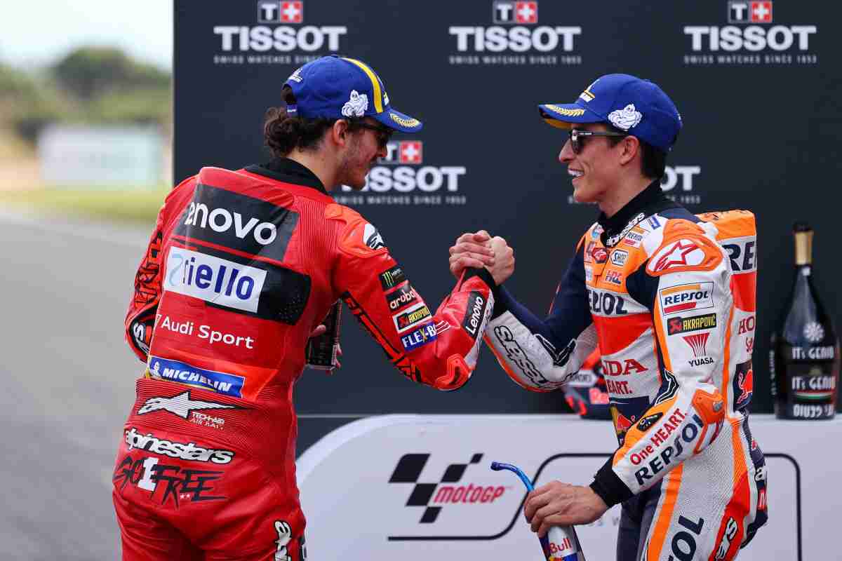 Complotto Rossi Bagnaia per affondare Marquez