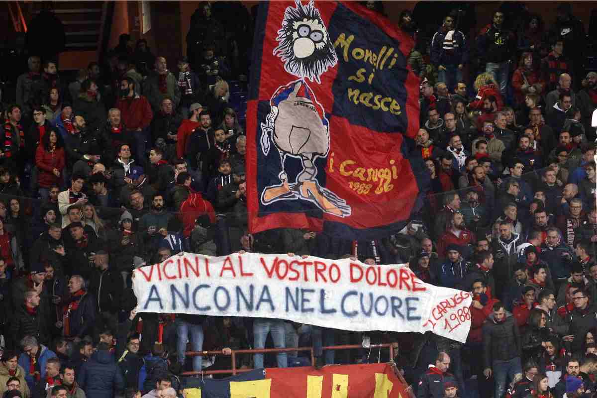 Tifosi Ancona contro il presidente