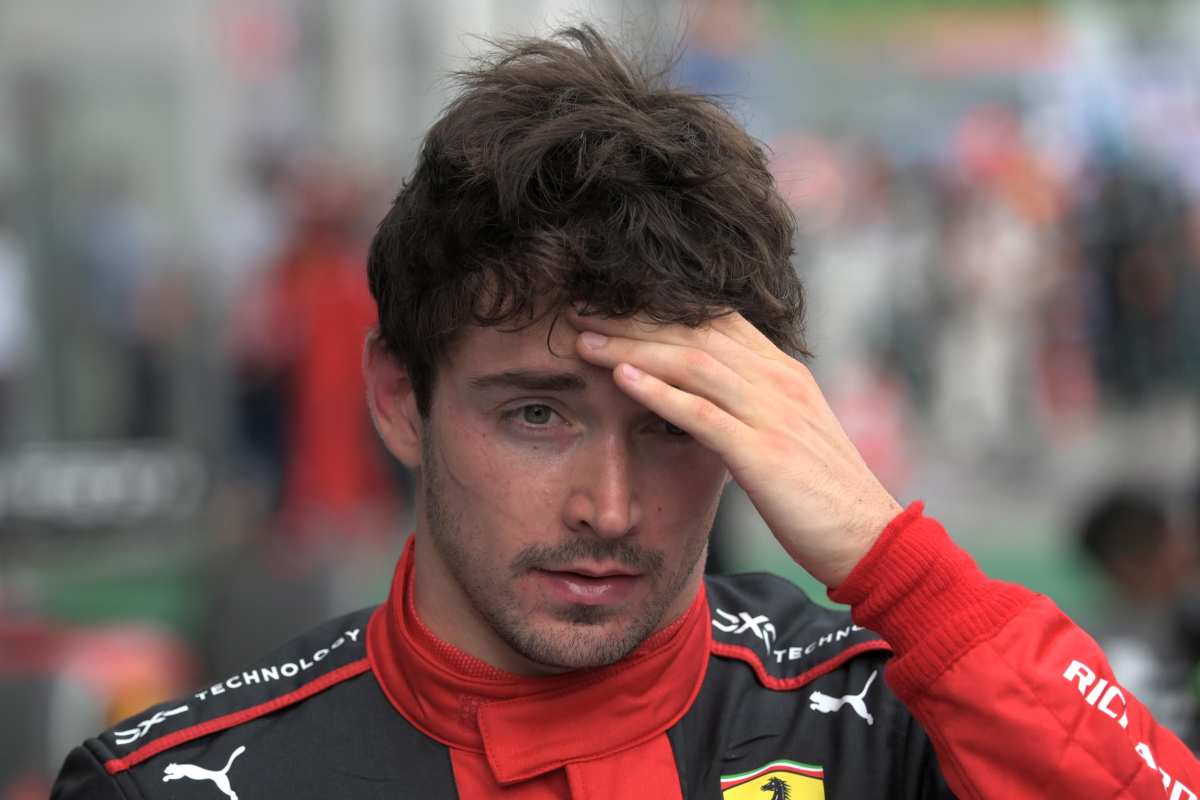Leclerc, duro colpo in Ferrari