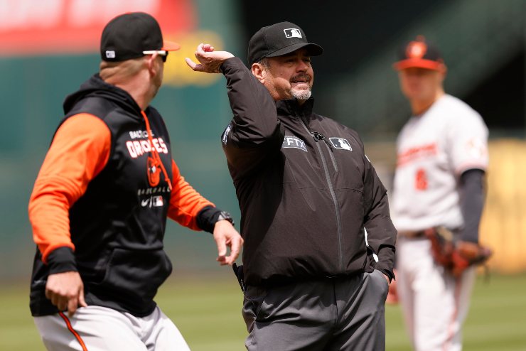 Baseball tensione alla partita Yankees-Orioles