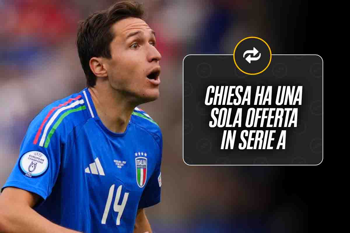 Chiesa, solo un'offerta in serie A