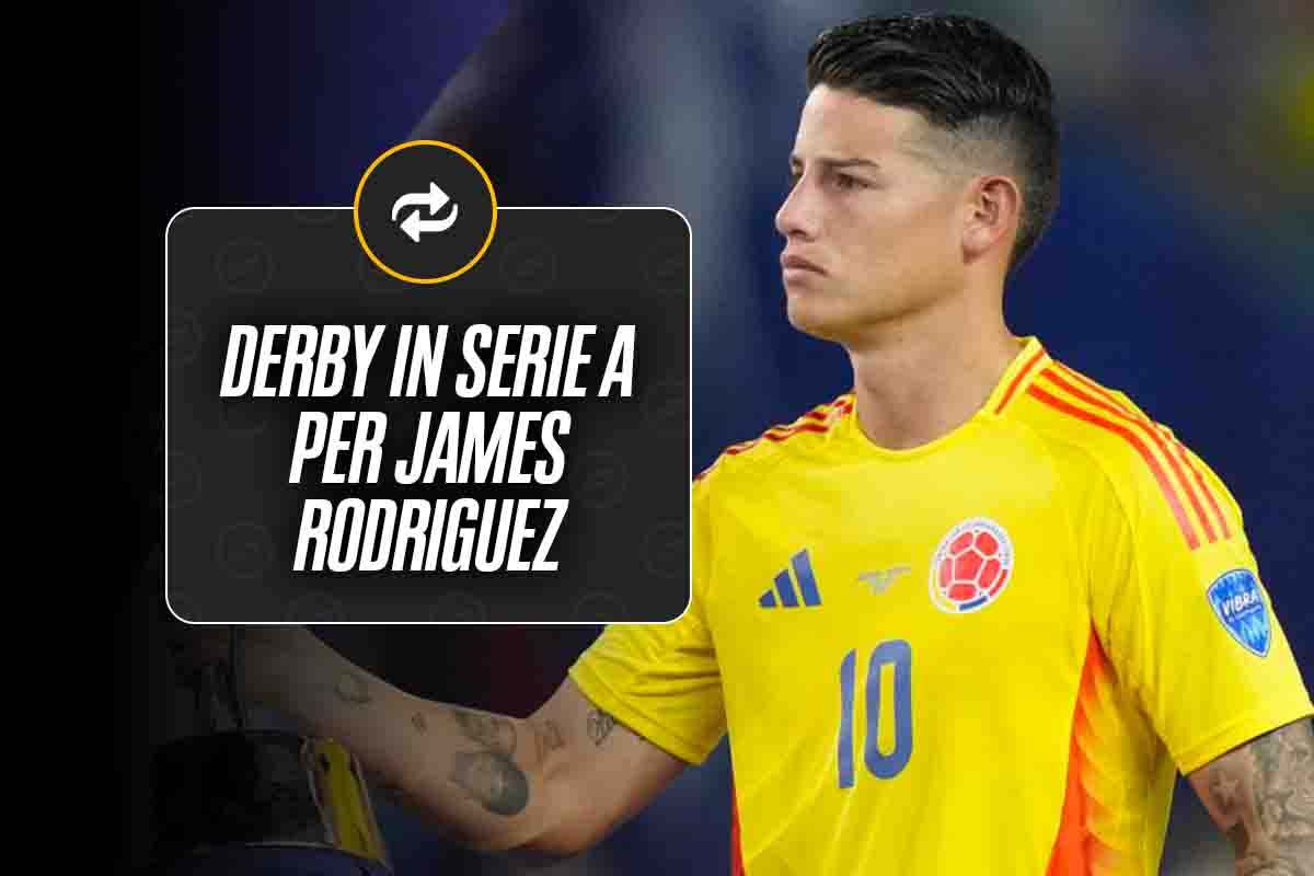 Derby italiano per James Rodriguez