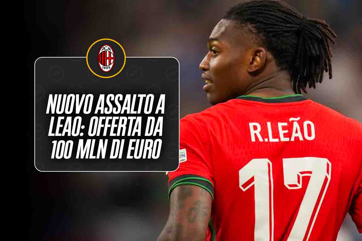 Calciomercato Milan futuro Leao