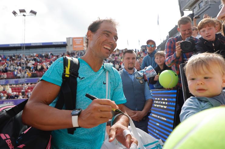 Nadal commovente per i fan