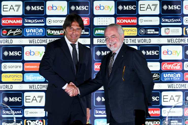 Antonio Conte Aurelio De Laurentiis Napoli