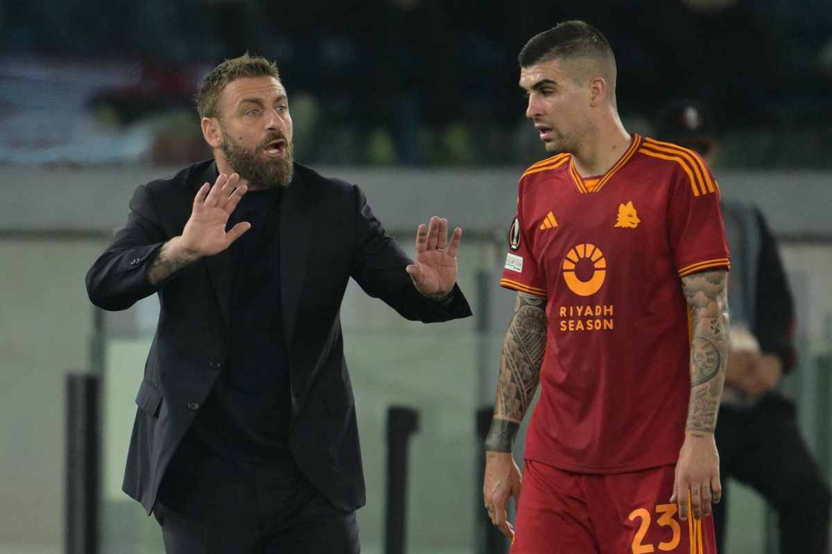 De Rossi e Mancini, il post del difensore