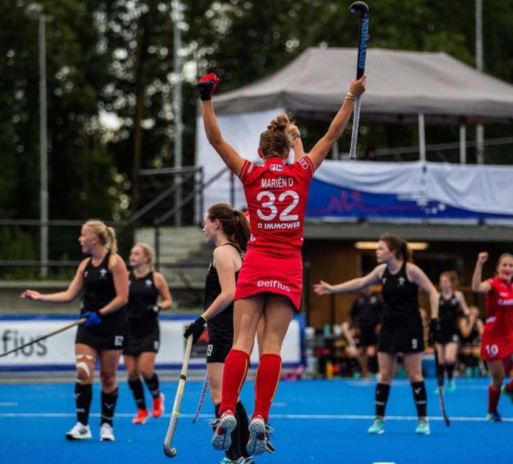 Delphine-Daphne Marien Olimpiadi Cina Belgio rissa Hockey