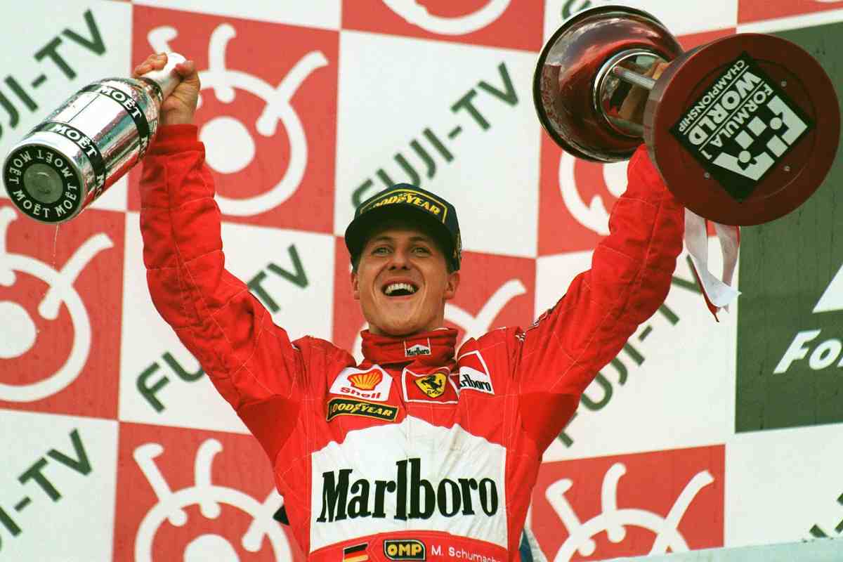 La Ferrari di Schumacher del 1997 torna in pista