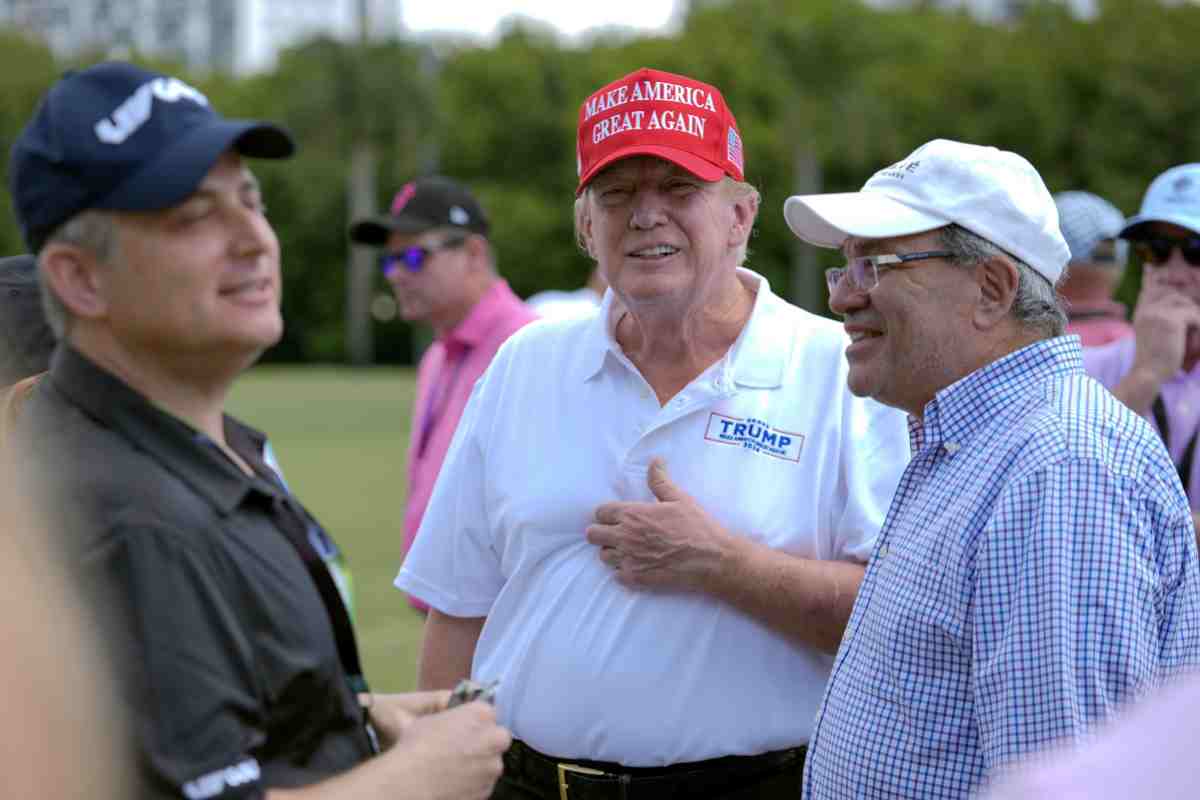 Trump e sua passione per golf