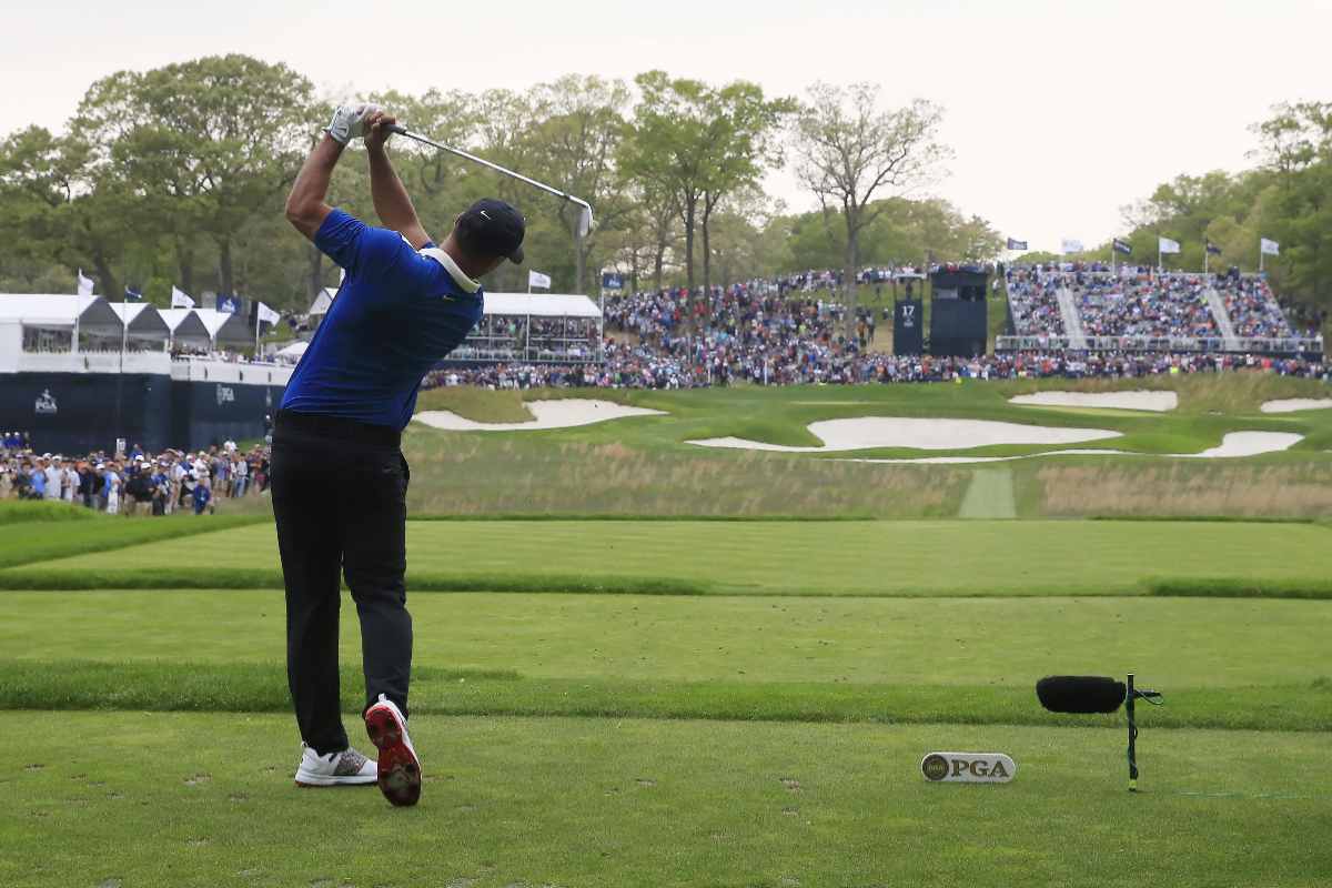 Una buca del Bethpage Golf Course sede della Ryder Cup