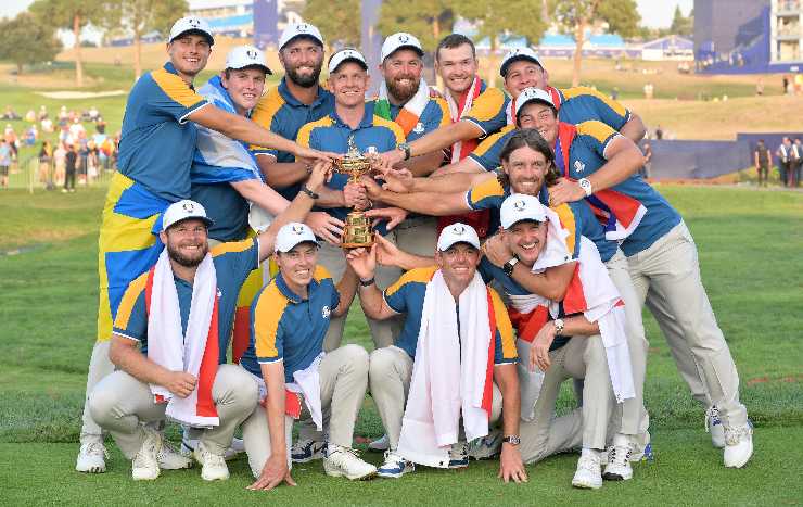 Team Europe vincitore Ryder Cup