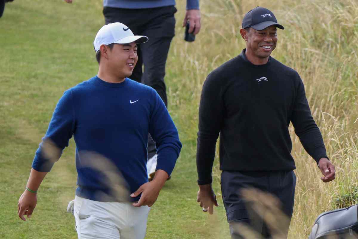 Tiger Woods e figlio