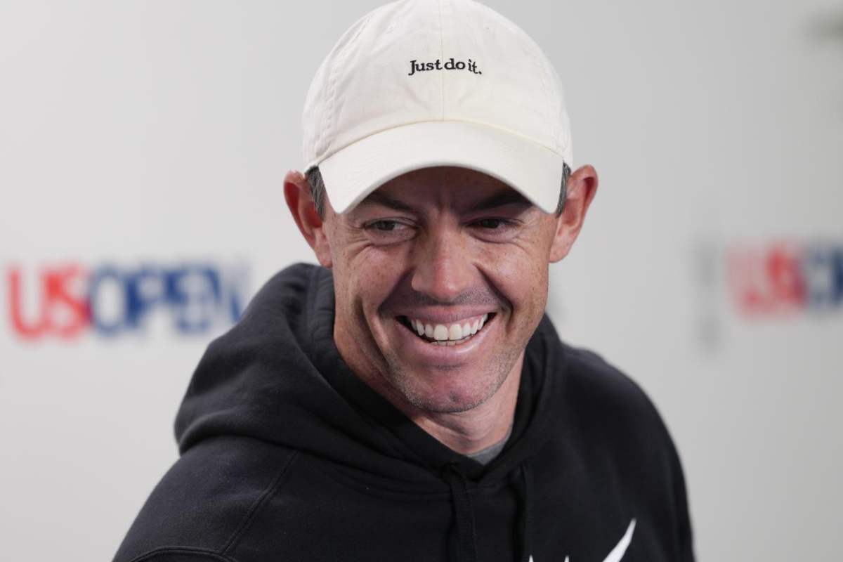 Rory McIlroy in conferenza stampa