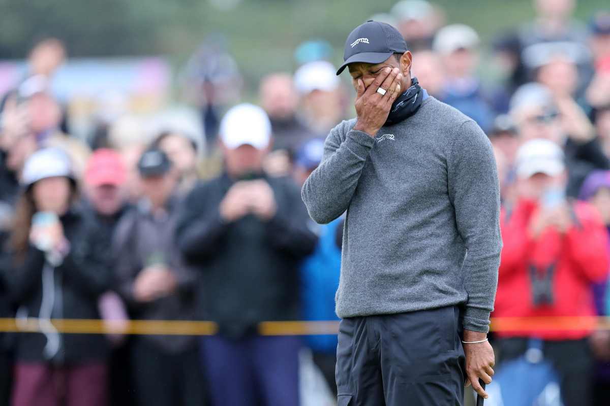 Tiger Woods disperato