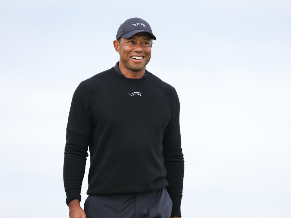 Tiger Woods sorridente